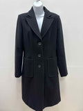 Banana Republic Size M Black Preloved Trenchcoat