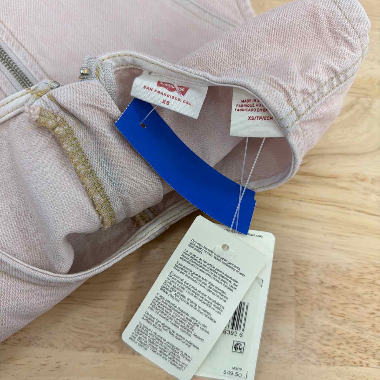 Levi's Size XS Womens Topanga Denim Tank
