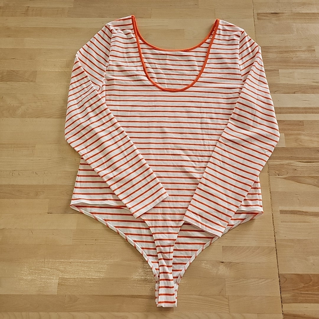 On 34th Women's Long-Sleeve Bodysuit