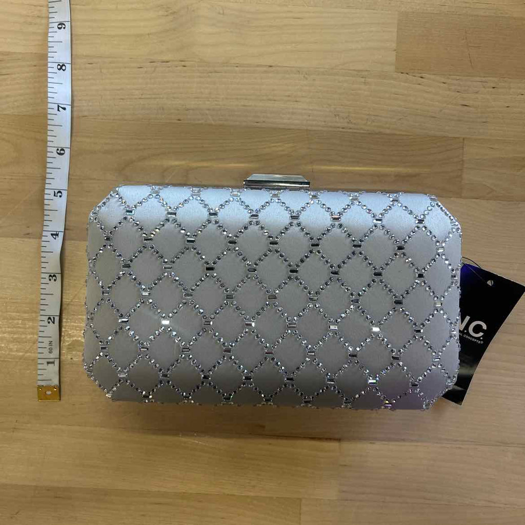 I.N.C. International Cooncepts Sasha Satin Sparkle Clutch