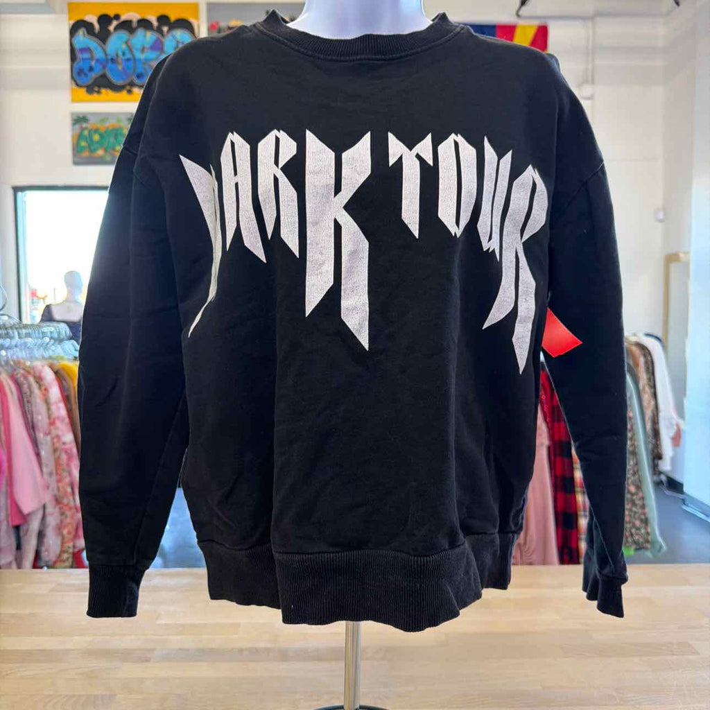 The Black Label Collection 157 Size XS Black Preloved Sweatshirt