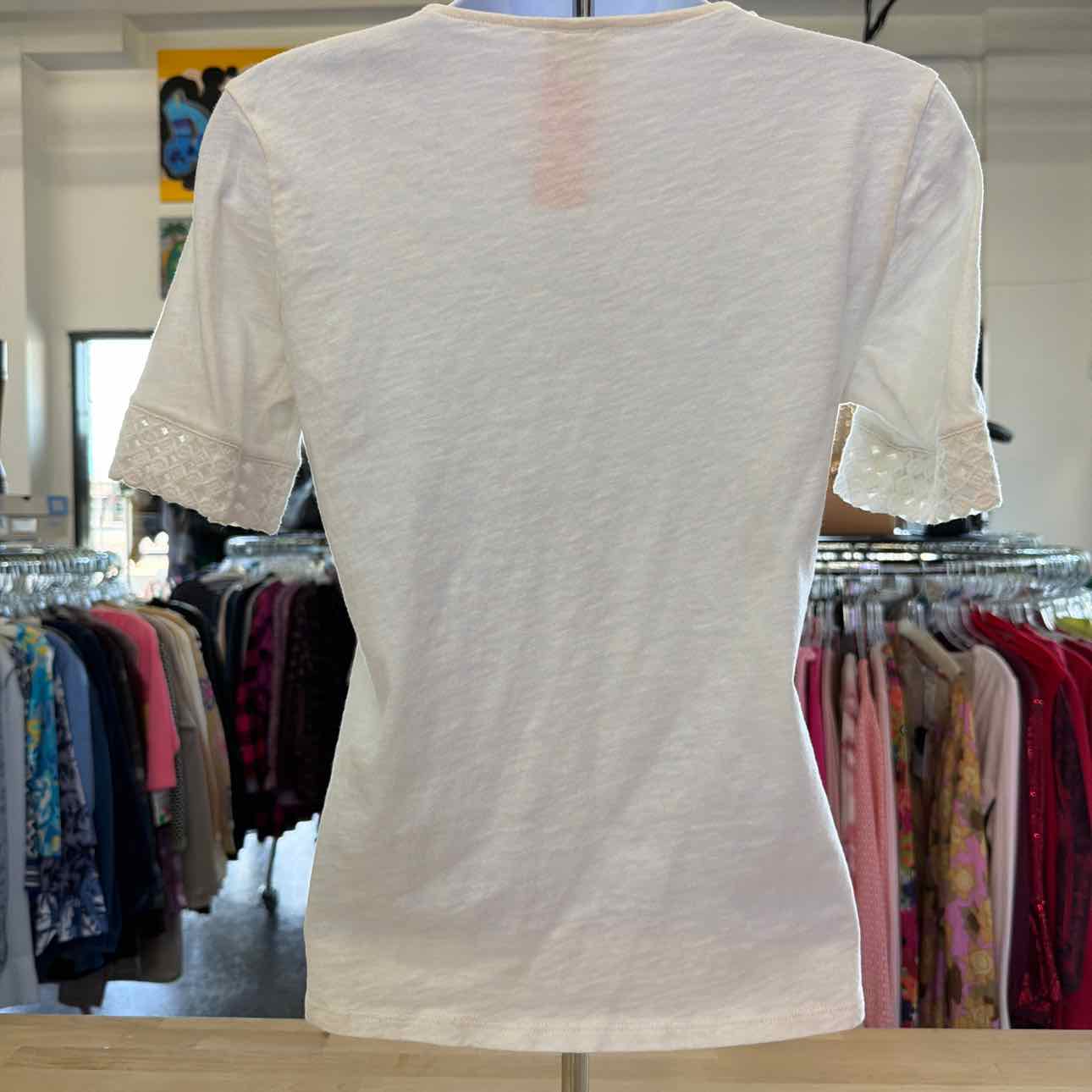 J Crew Size XXS White Preloved Blouse