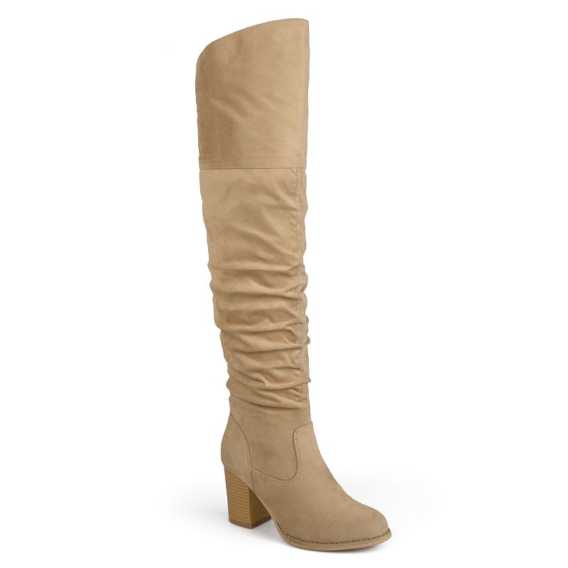 Journee Collection Shoe Size 7 Tan Heels