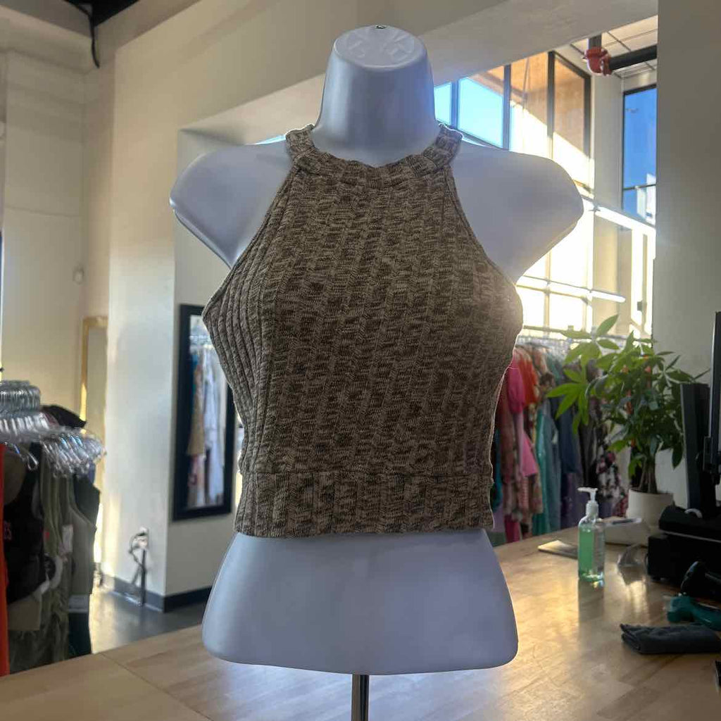 Charlotte Russe Size S Beige Preloved Halter