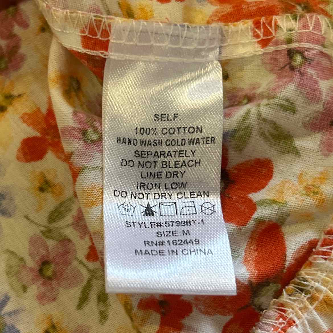 Milk&Honey Size M Orange Preloved Blouse SS