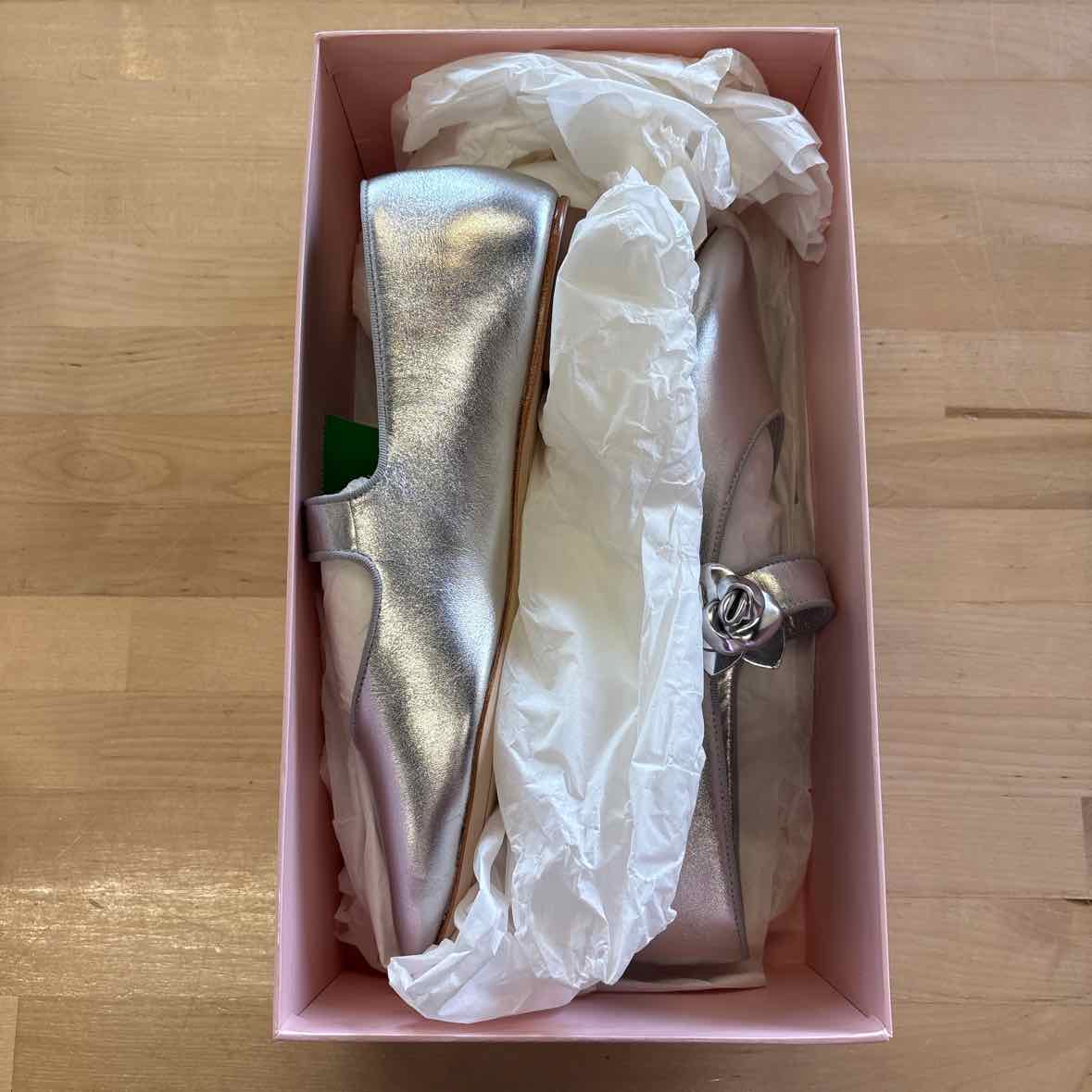 Sophia Webster Women's Titania Mary Jane Flats - Silver - Size 38.5/US 8.5