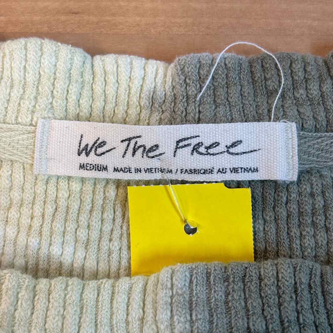 we the free Size M Yellow Green Preloved Sweater