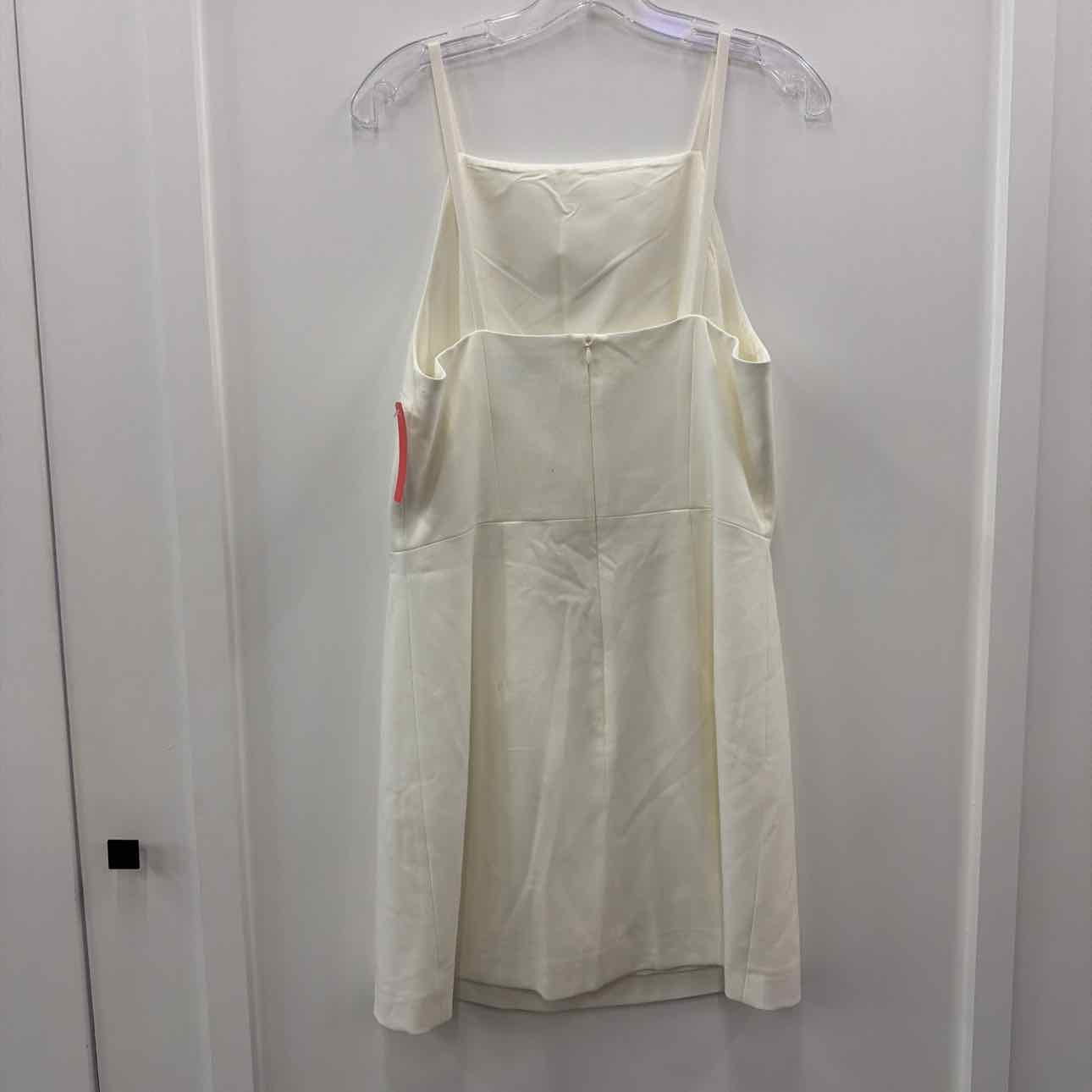 French Connection Size 10 White Whisper Square Neck Mini Dress NWT