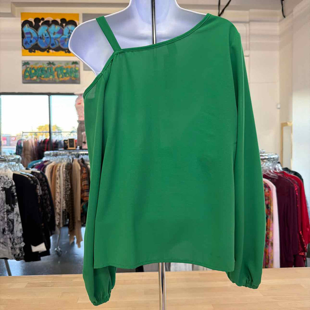 Size S Green Preloved Blouse