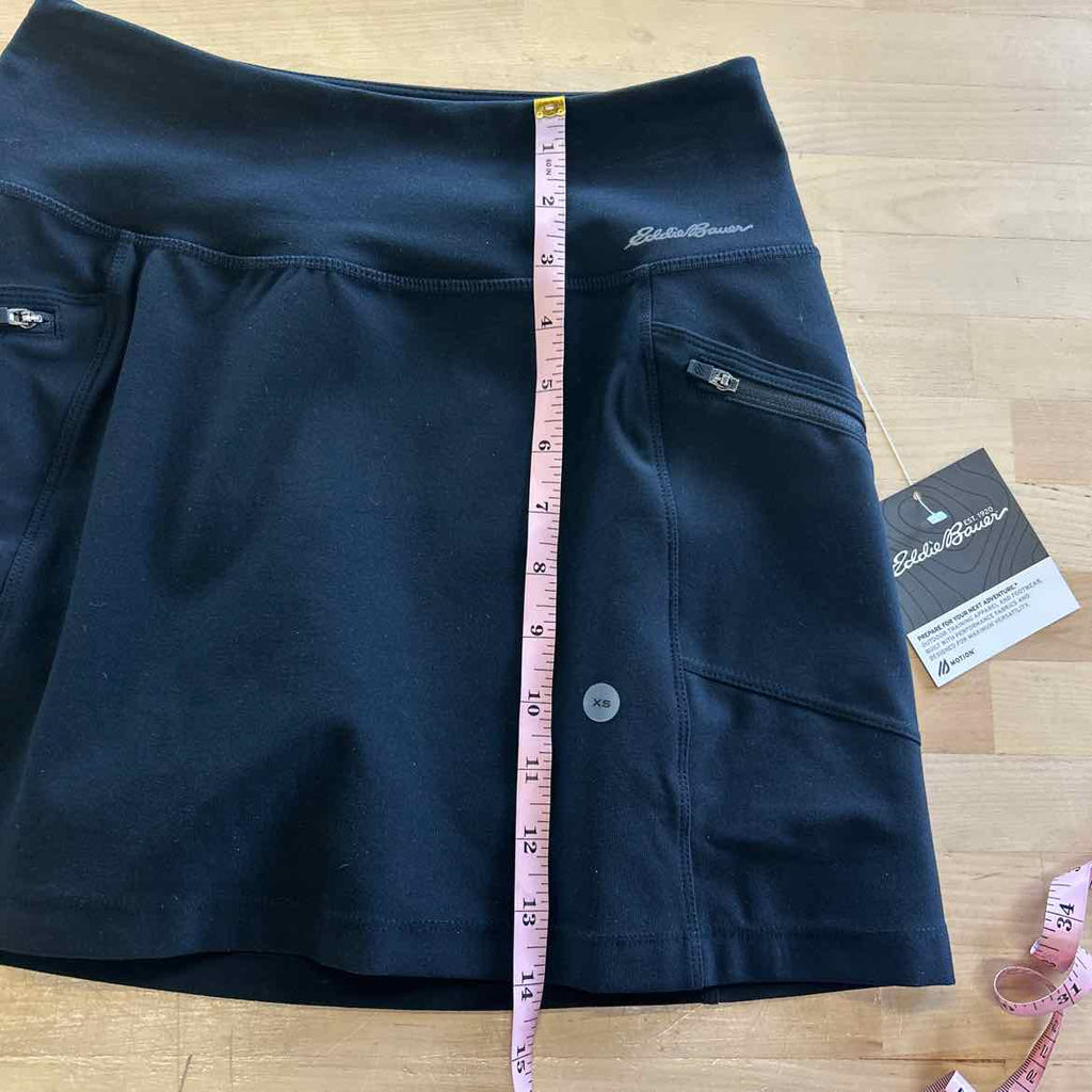 Eddie Bauer Size XS Black New Athletic Skort