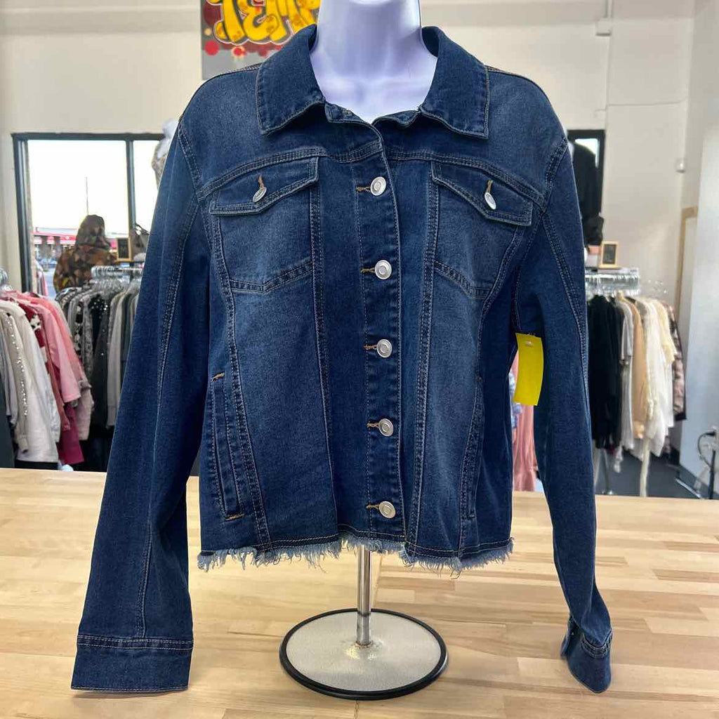 Baccini Size XL Blue Denim Jean Jacket