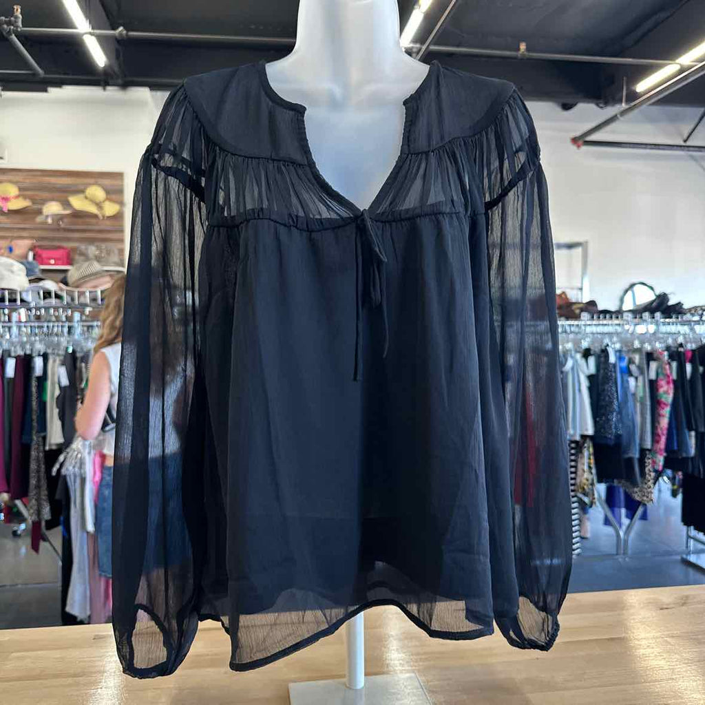 Old Navy Size M Black Blouse