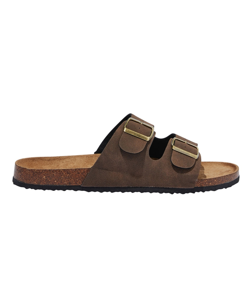 Cotton on Men's Double Buckle Sandal - Brown