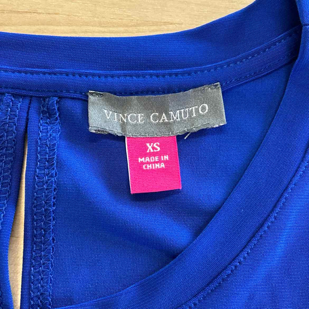 Vince Camuto Size XS Blue Sleeveless