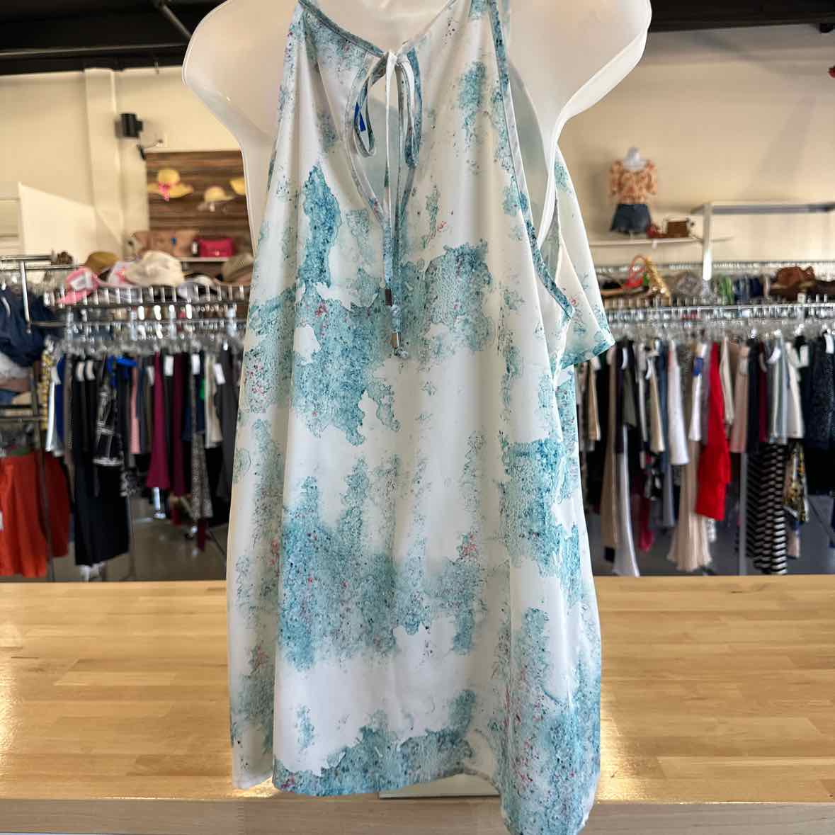 mossimo Size M Blue Sleeveless