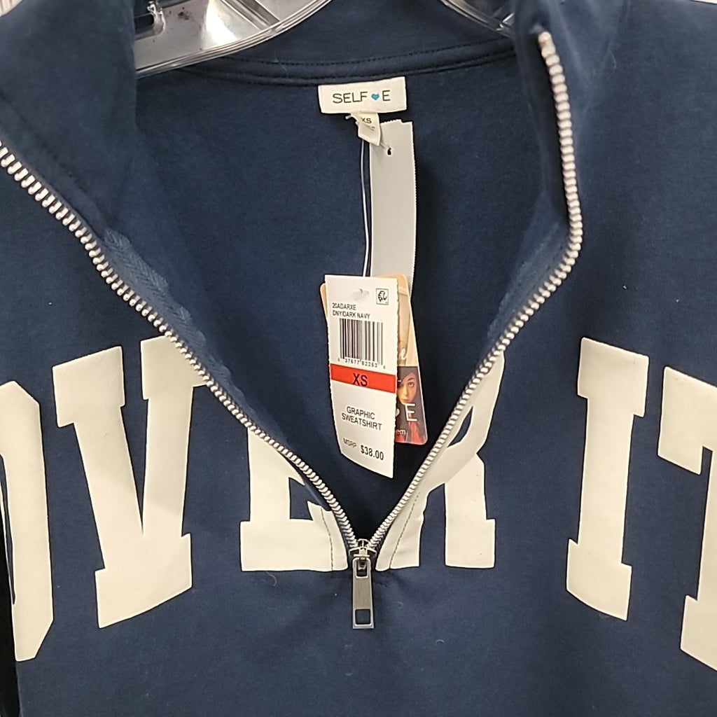 Self Esteem Size XS Navy Sweater