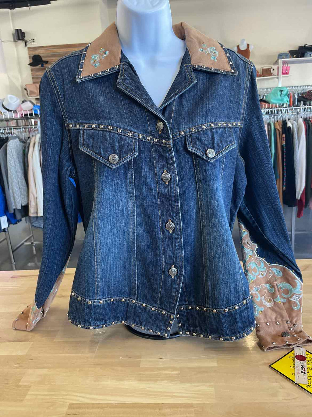 gordon james Size M Denim 2 pc Dress Set