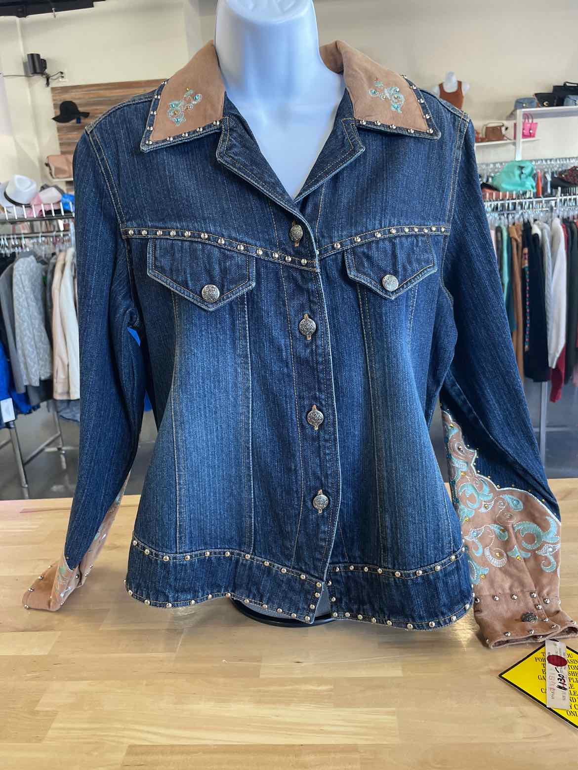 gordon james Size M Denim 2 pc Dress Set