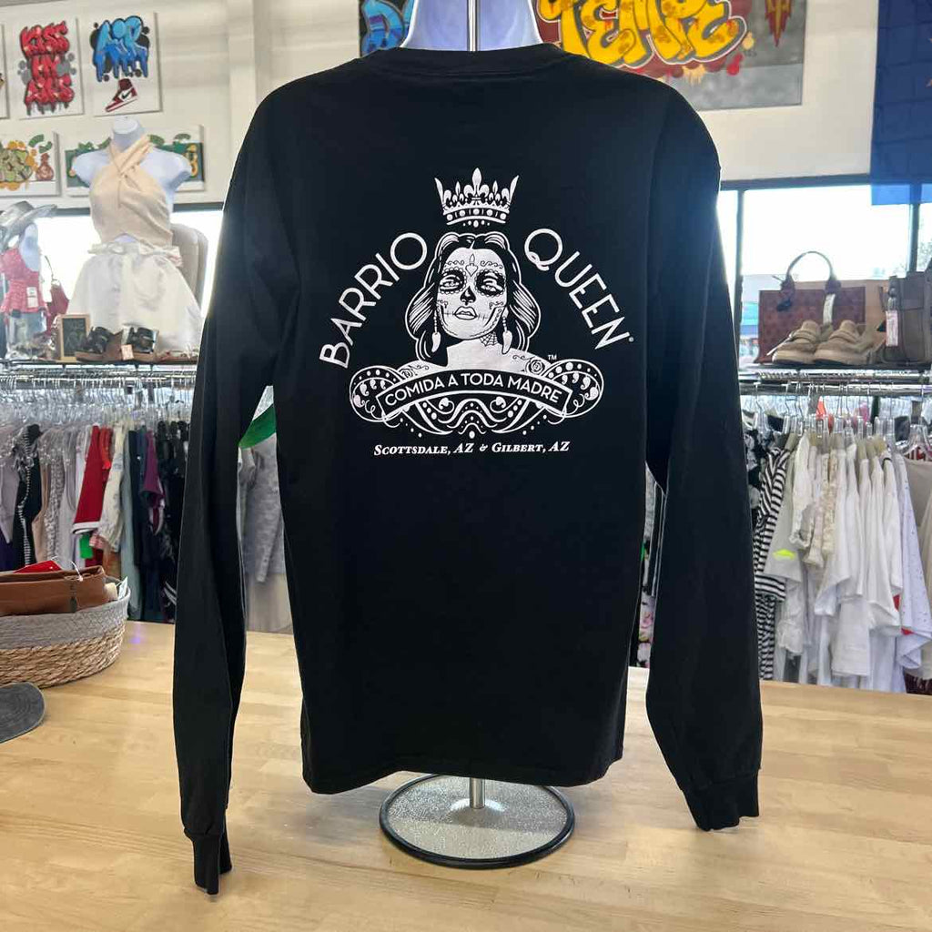 Hanes Size M Black Preloved Longsleeve