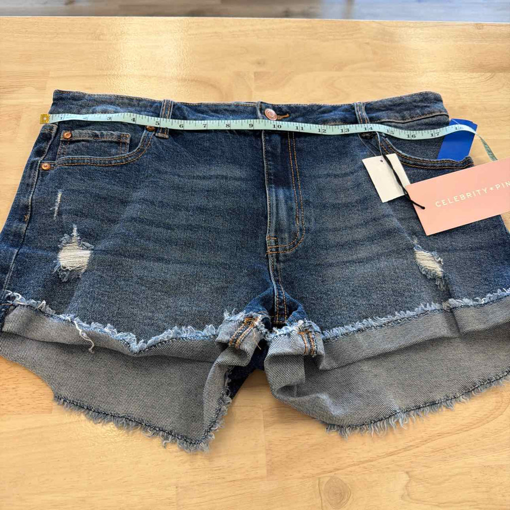 Celebrity pink Women Size 15 Blue New Shorts