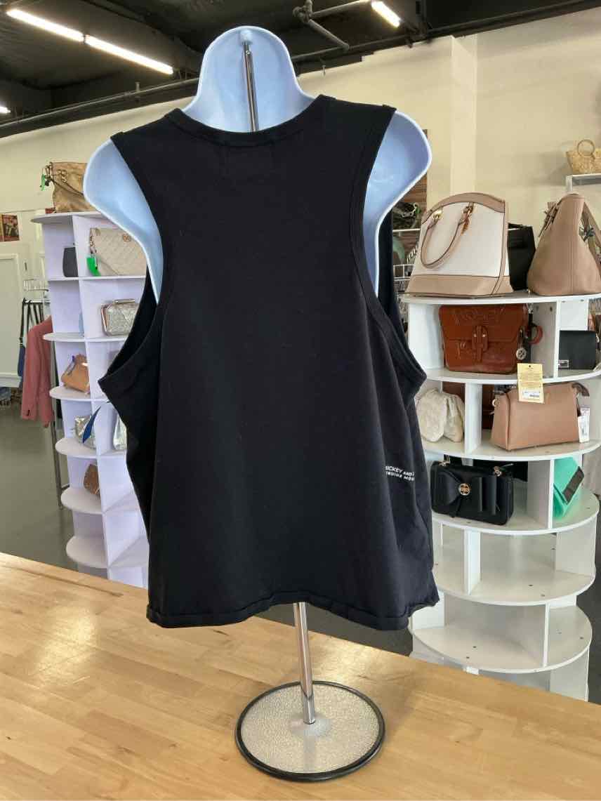 Disney Size 1X Black Preloved Tank