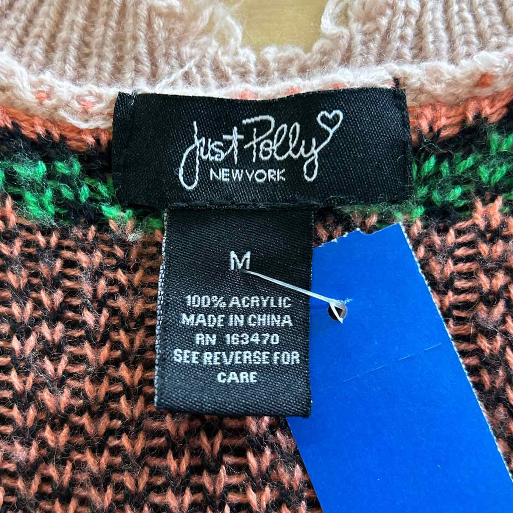 Just Polly Size M Pink Preloved Sweater