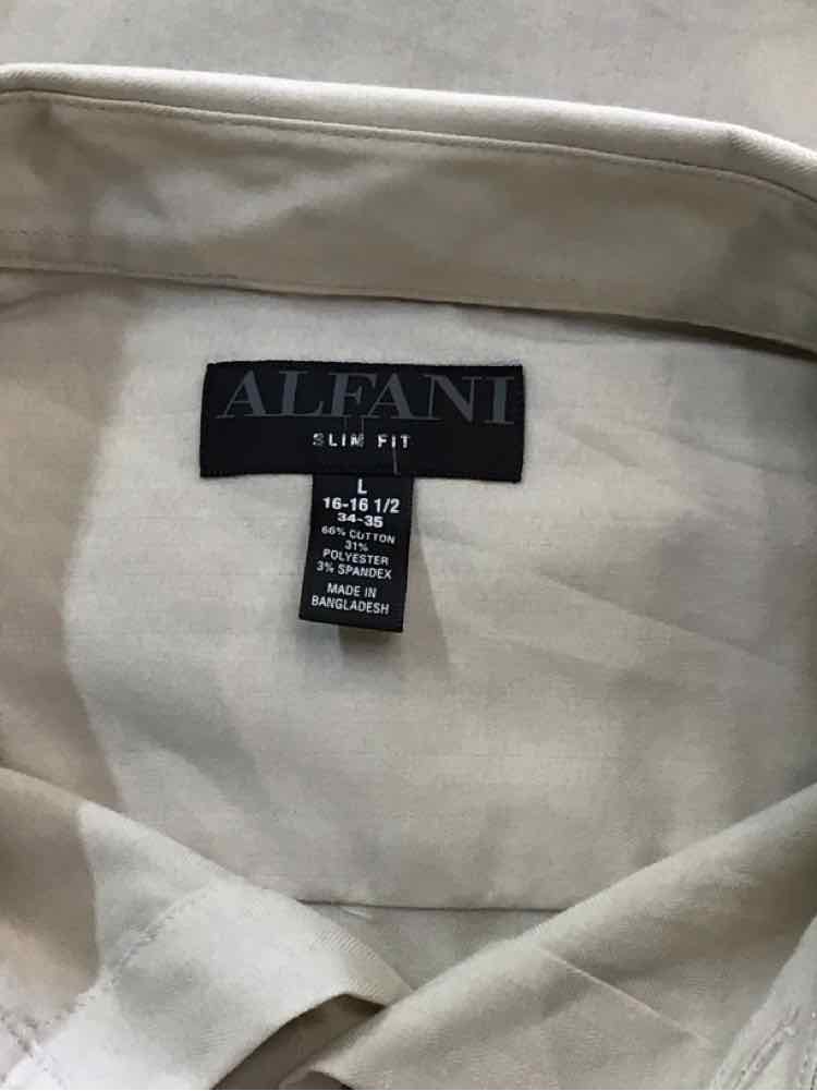 Alfani Men's Herringbone Slim-Fit Dress Shirt