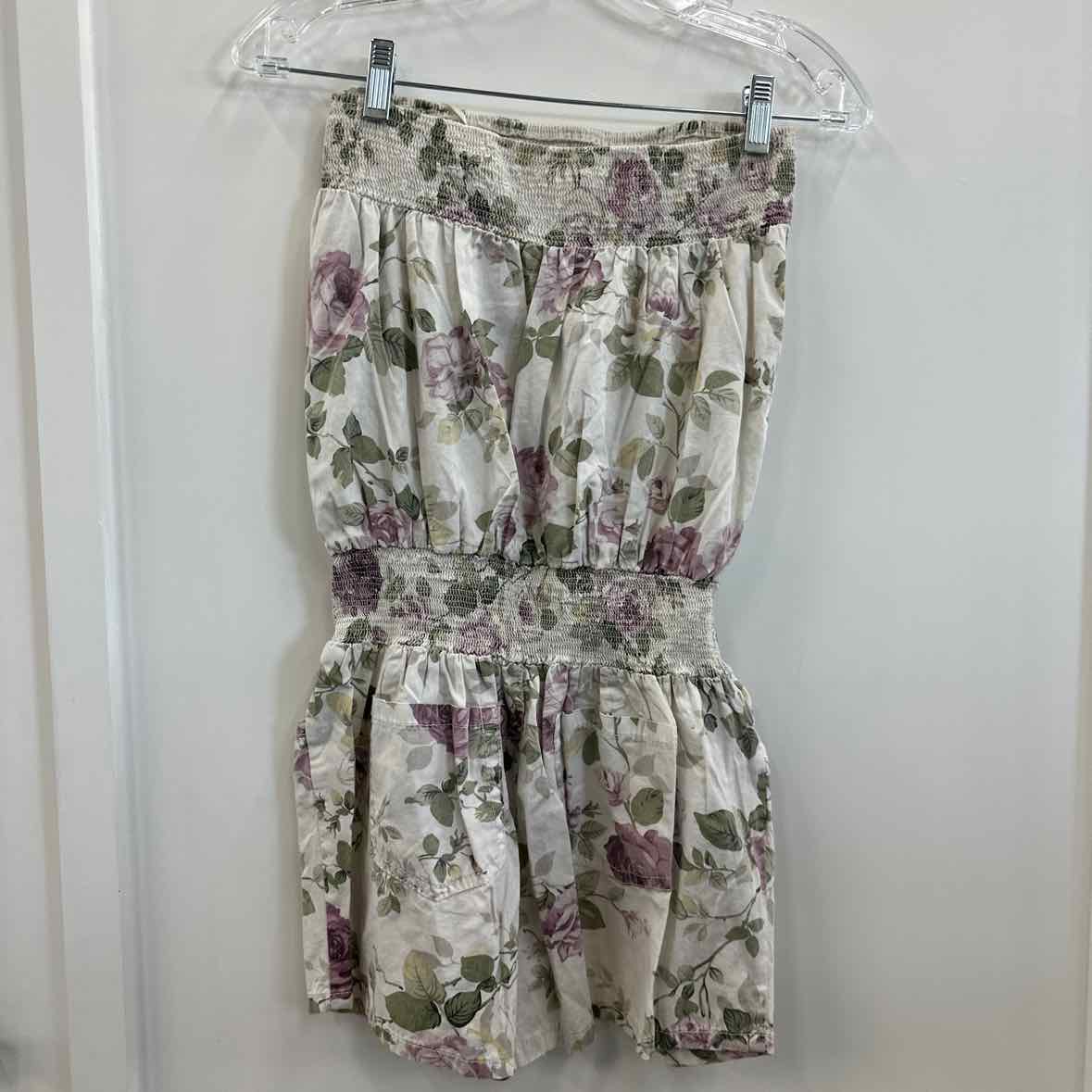 HWY Jeans Size M White Preloved Romper