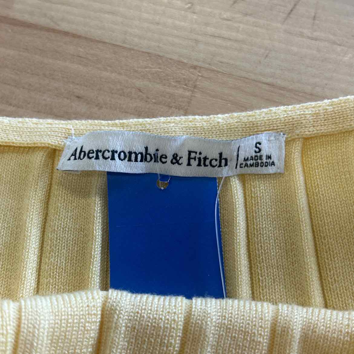 Abercrombie Size S Yellow Preloved Tank