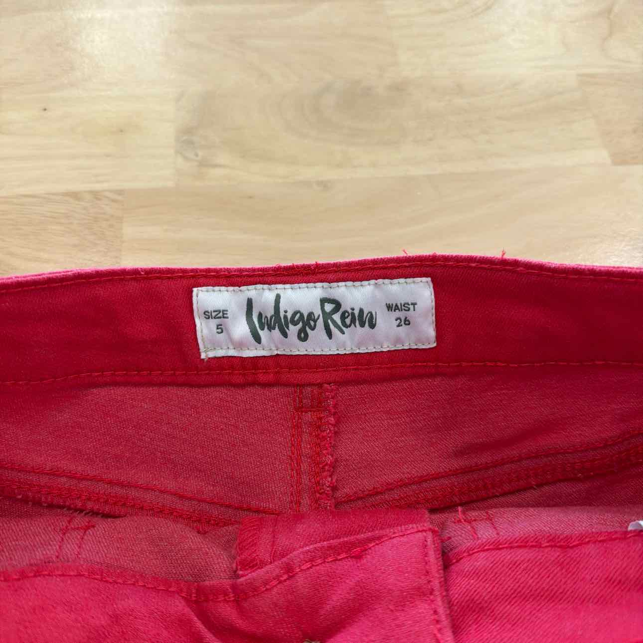Indigo Rain Women Size 5 Red New Shorts