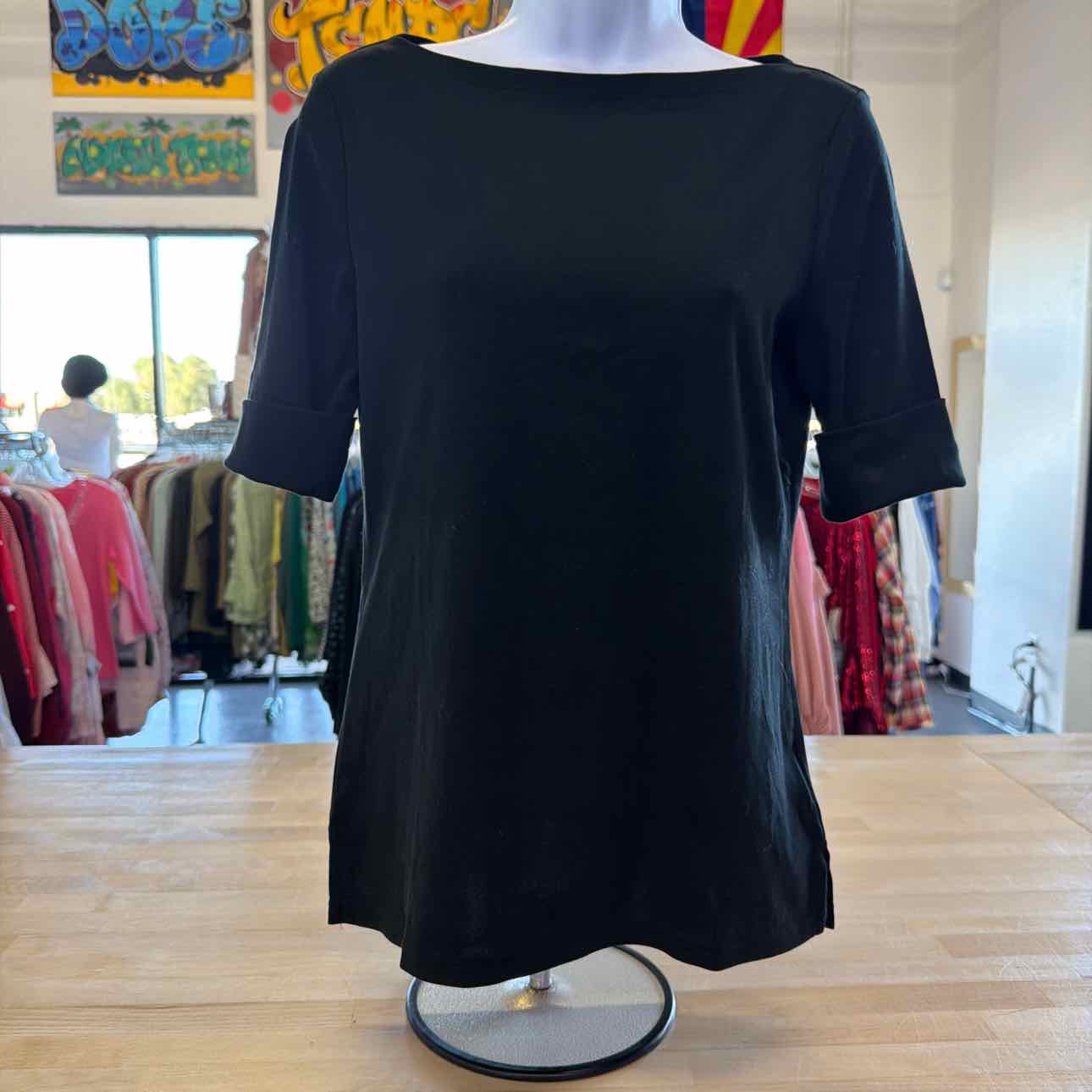Ralph Lauren Size PM Black New Long Sleeve