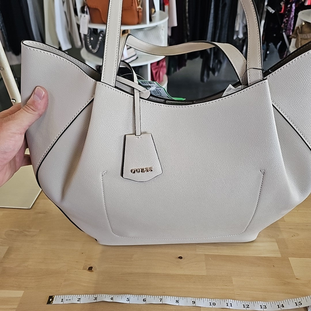 Guess Jeans Beige Polyethylene Women Handbag