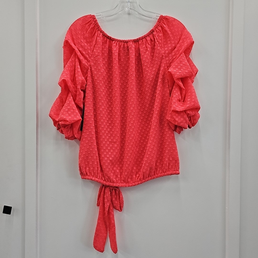 Vince Camuto Size XS Orange New Blouse SS