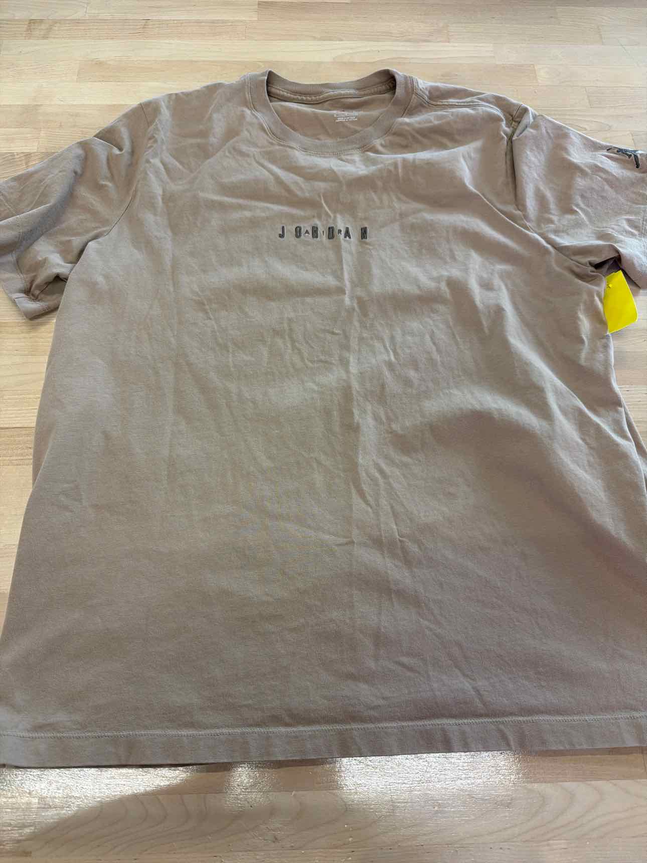 Jordan Size XL Tan T-shirt