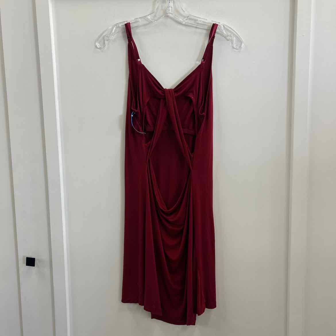 Adore Size M Red & Beige Preloved Dress