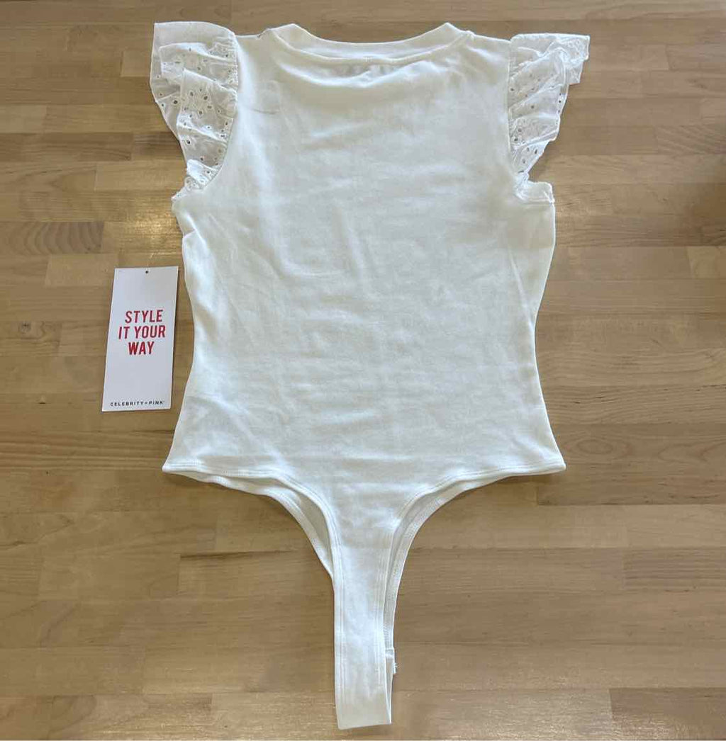 Celebrity pink Size M White Bodysuit