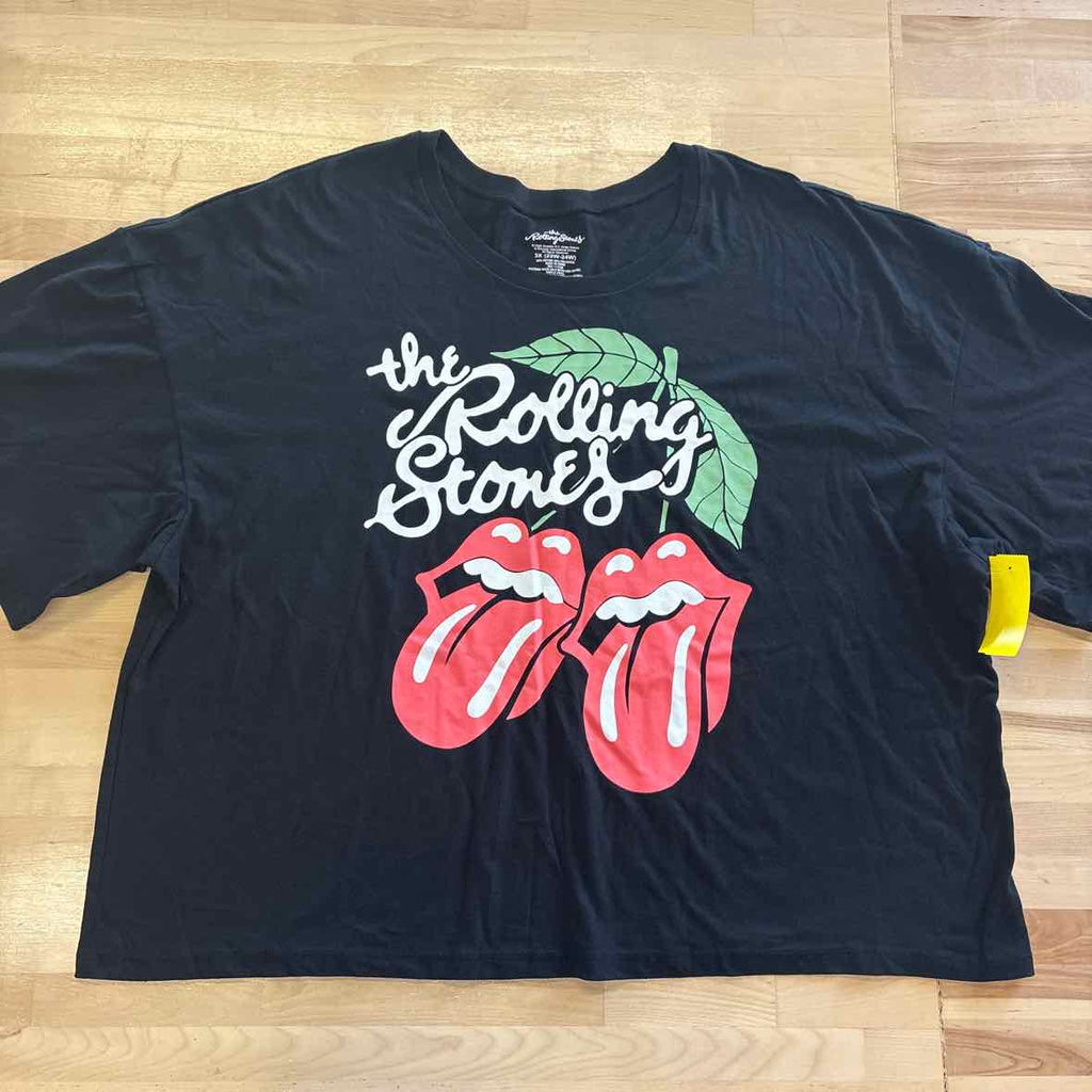 The Rolling Stones Size 3X Black T-shirt