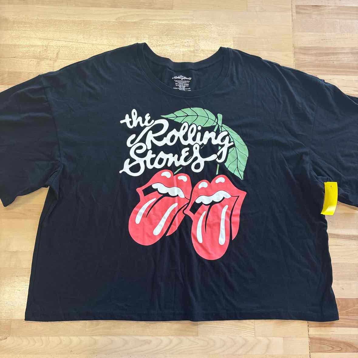 The Rolling Stones Size 3X Black T-shirt
