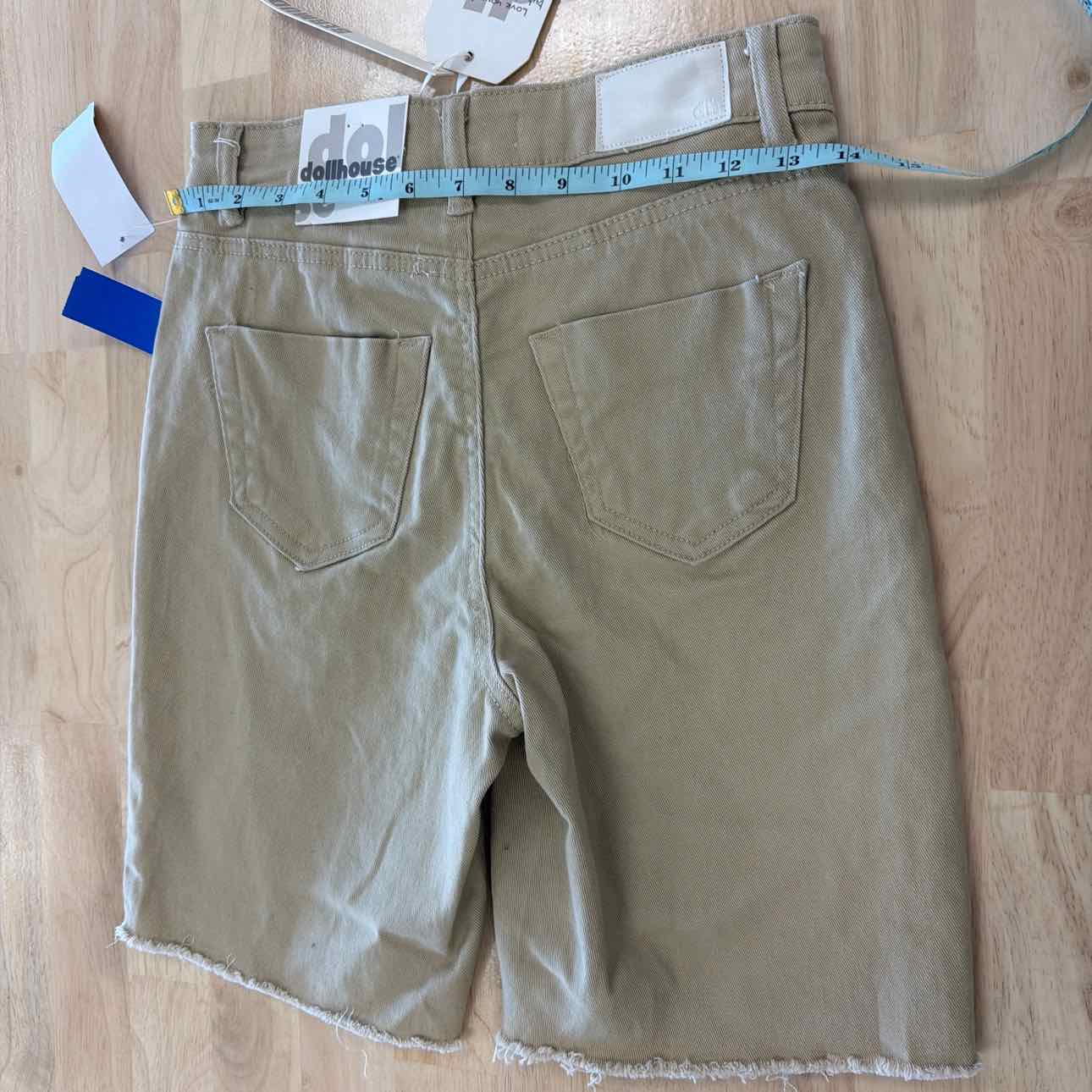 dollhouse Women Size 26 Tan New Shorts