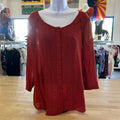 Maeve Size 8 Red Preloved Blouse LS