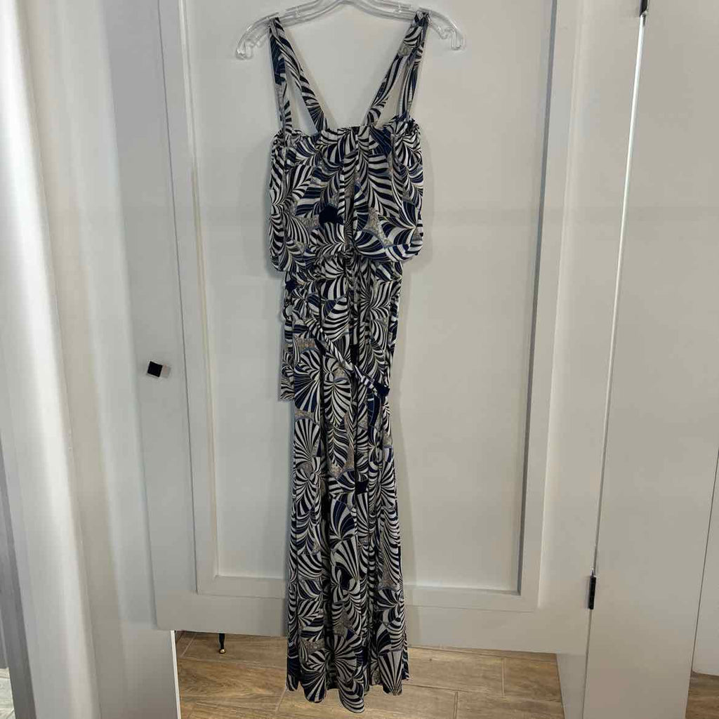 Ariella Size S Black White Blue Preloved Romper