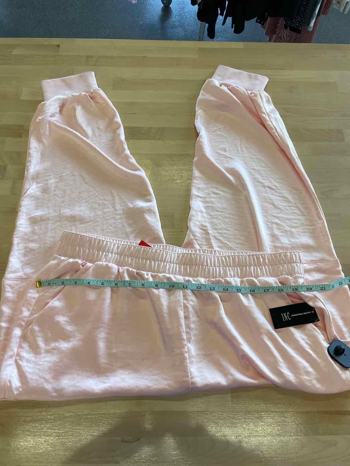 INC Size XXL Pink Satin Pants