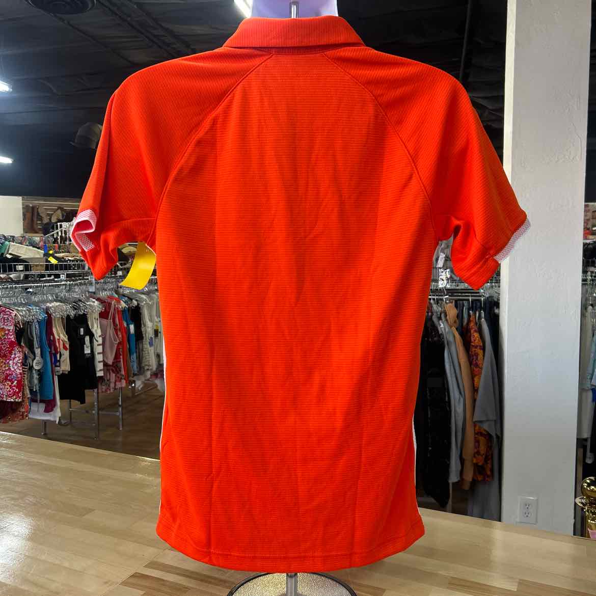 Under Armour Size S Orange New MENS Polo