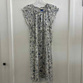 Loft Size S White Blue Preloved Dress