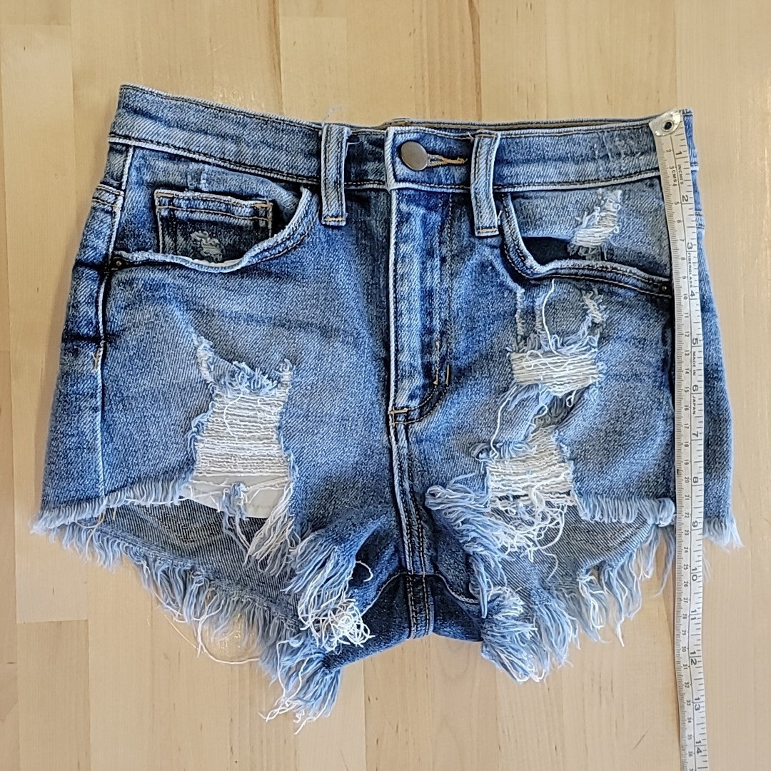 Forever 21 Size 24 Blue Shorts