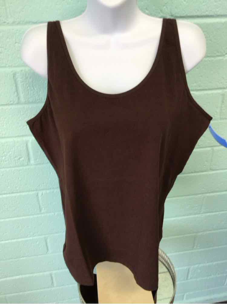 Coldwater Creek Size L Brown Tank