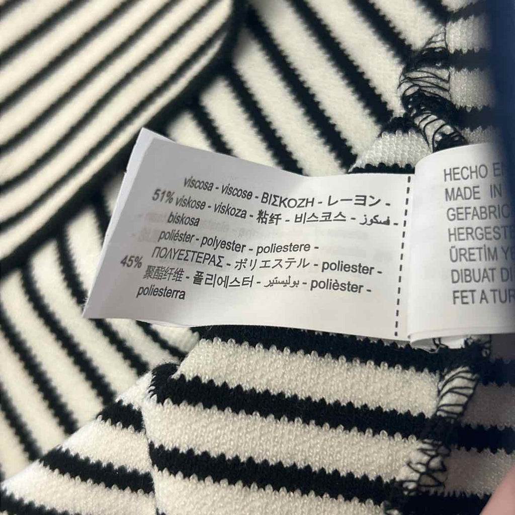 zara Size M Black White Preloved Tank