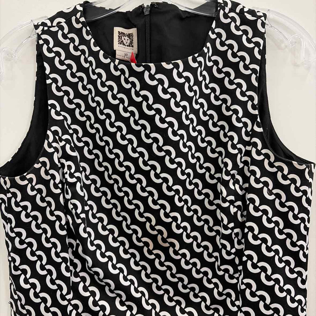 Anne Klein Size 10 Black/White Preloved Dress