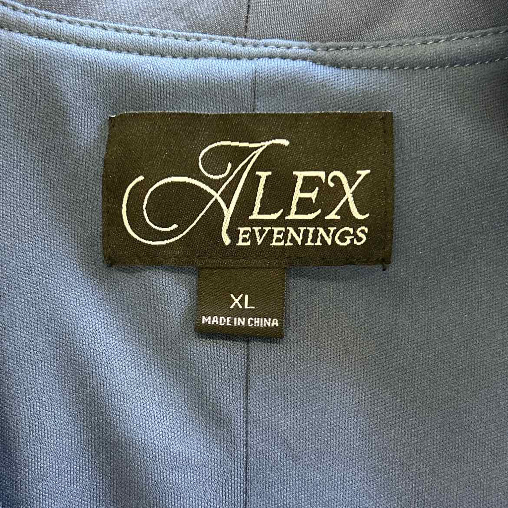 Alex Evenings Women's Structured Shawl-Collar Blouse