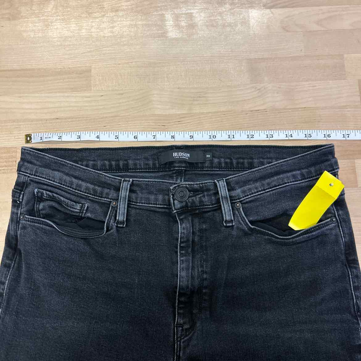 Hudson Size 30 Black Jeans